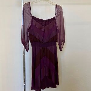 PURPLE MINI DRESS